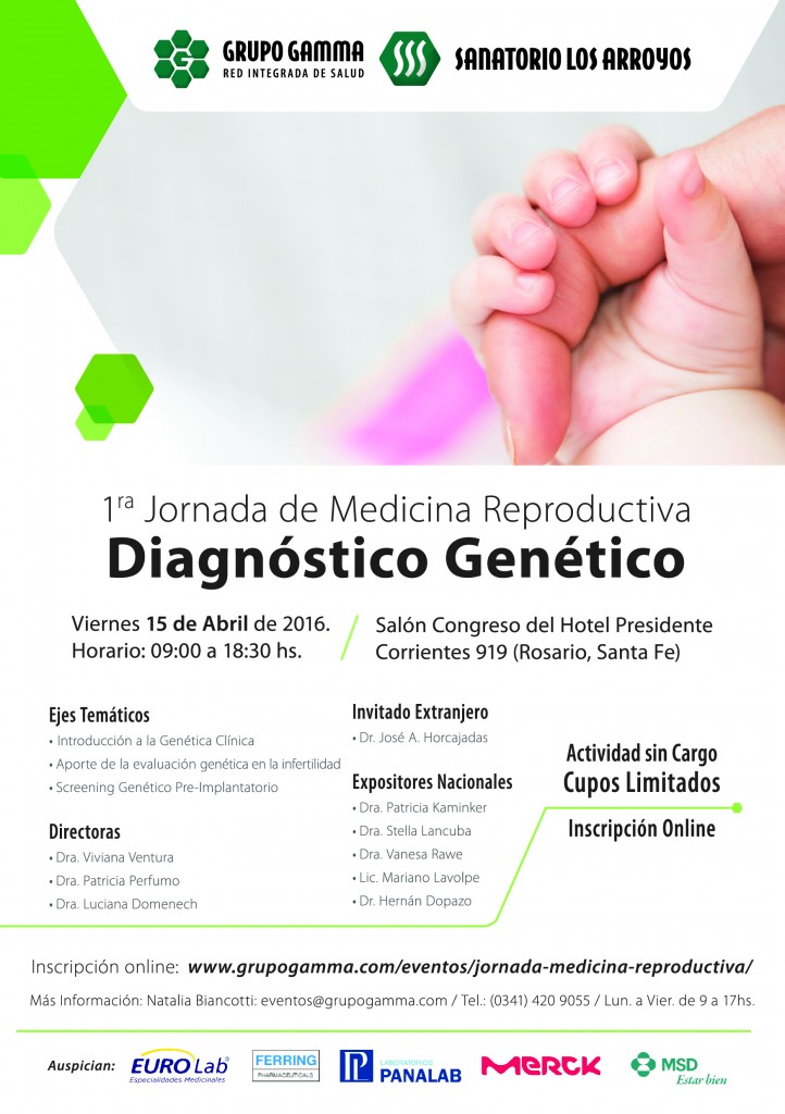 1ra. Jornada de Medicina Reproductiva: Diagnóstico Genético 