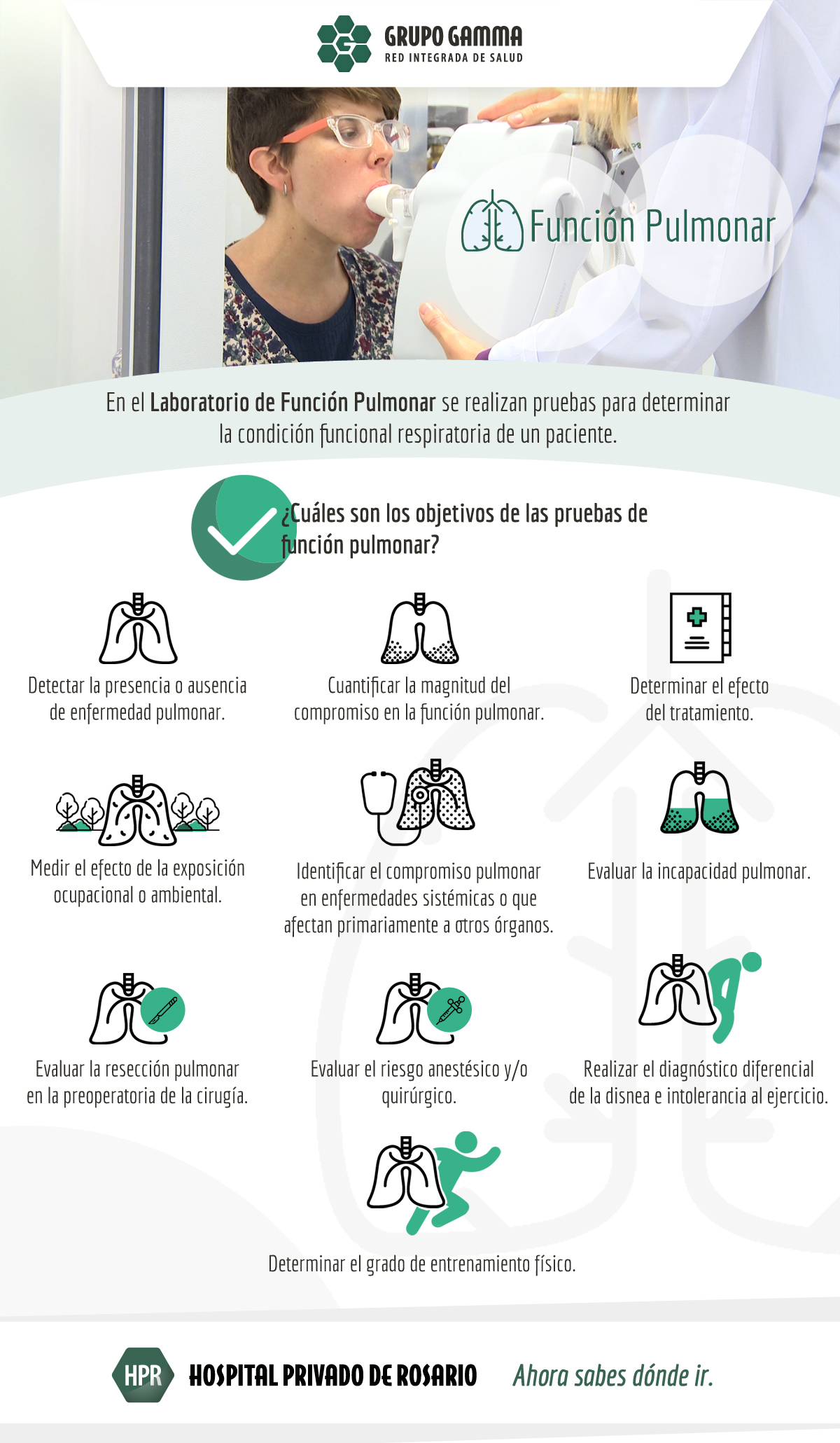 Grupo Gamma incorpora un Laboratorio de Función Pulmonar en el Hospital Privado de Rosario
