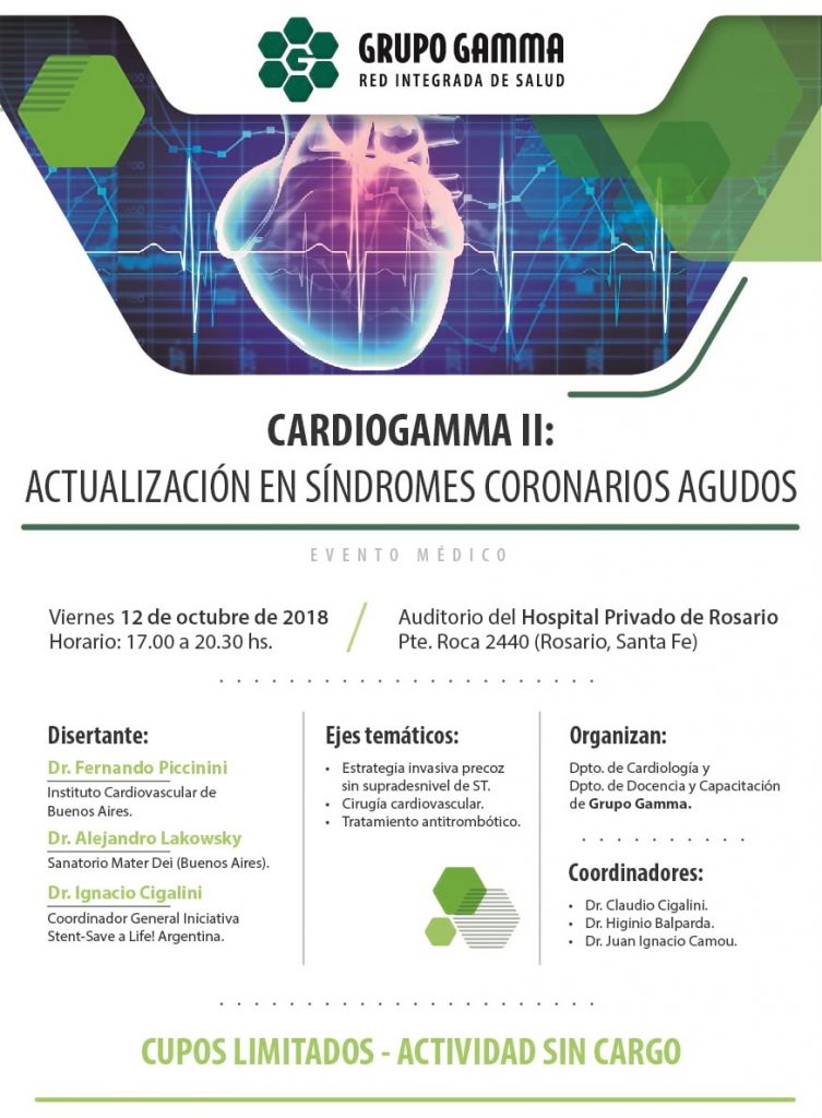 CardioGamma II - Actualización en Síndrome Coroanrio Agudo - Grupo Gamma - web