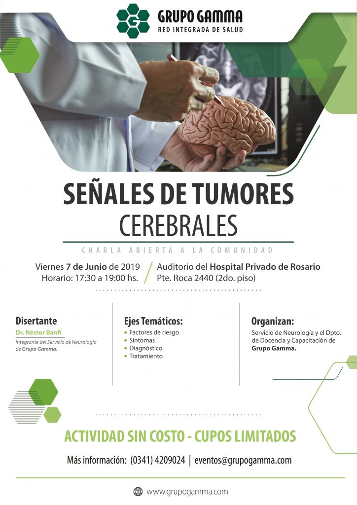Señales de tumores cerebrales - Grupo Gamma WEB